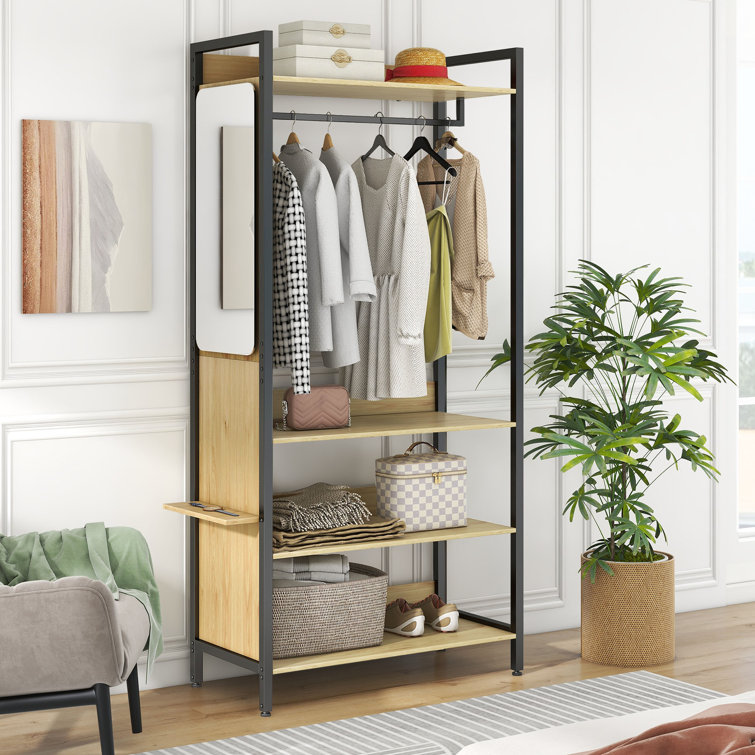 MISNODE Iron Wardrobe Wayfair.co.uk